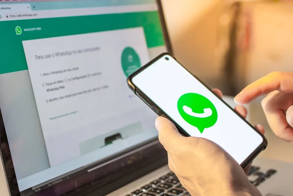 واتساپ وب روی گوشی