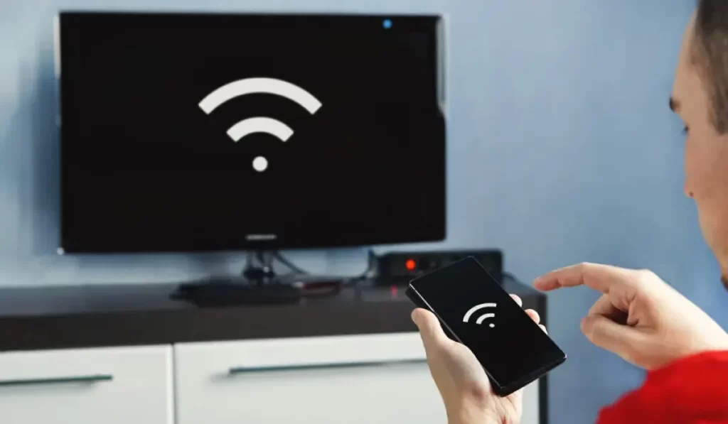 اتصال اینترنت موبایل به تلویزیون هوشمند