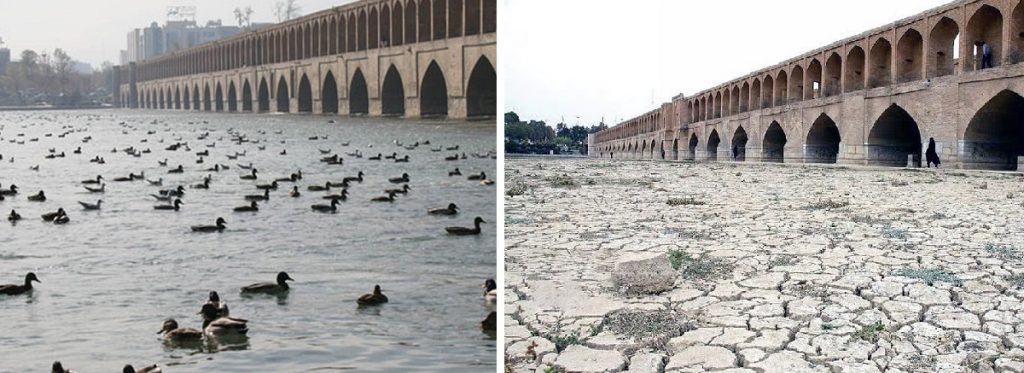 زاینده رود قدیم و زاینده رود امروز