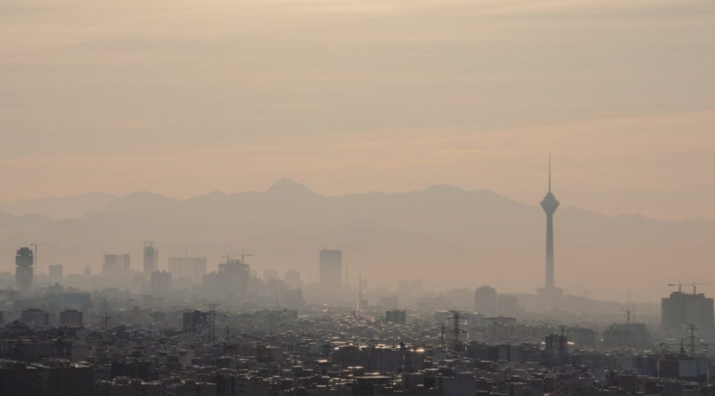 تصاویری از هوای آلوده ی تهران!