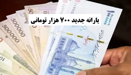 ۷۰۰ هزار تومان یارانه برای هر نفر
