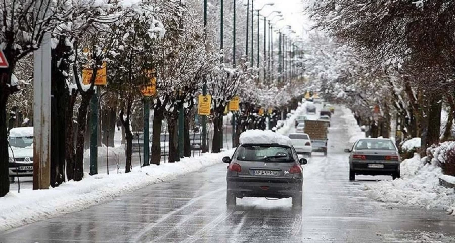 برودت شدید هوا همزمان با ورود سامانه بارشی جدید