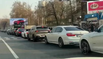 صف بنزین سوپر