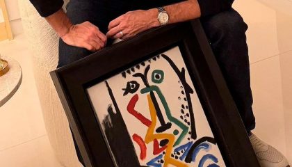 خرید نقاشی پیکاسو توسط بنزما