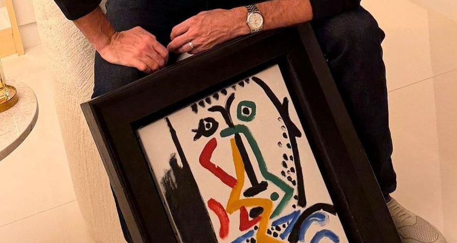 خرید نقاشی پیکاسو توسط بنزما