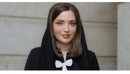 Photo of Behnoush Tabatabaei and her parents