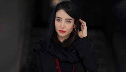 عکس الناز حبیبی با استایل زمستانی