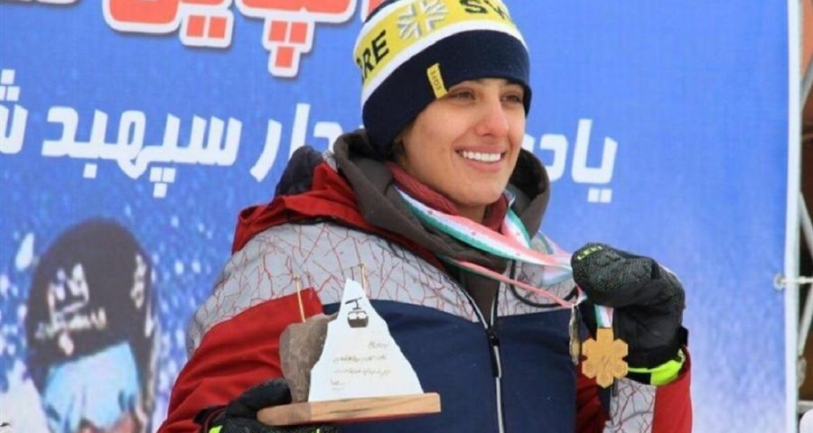 بازگشت عاطفه احمدی اسکی باز