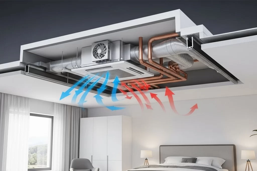 سیستمهای تهویه سقفی توکار