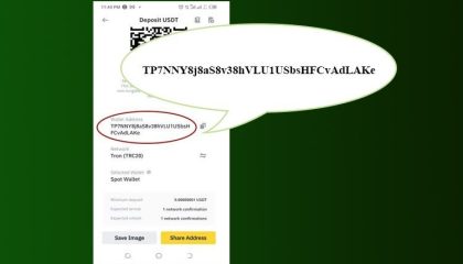 چطور بفهمیم آدرس ولت تتر صحیح است