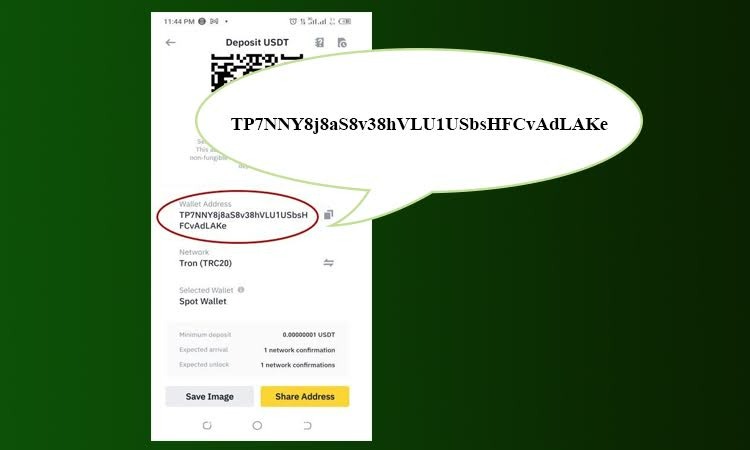 چطور بفهمیم آدرس ولت تتر صحیح است