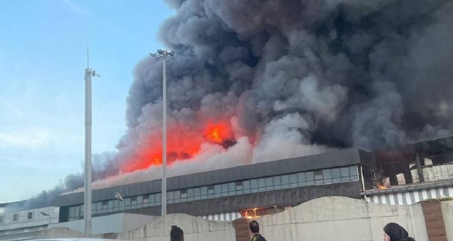 آتش سوزی شرکت کاله