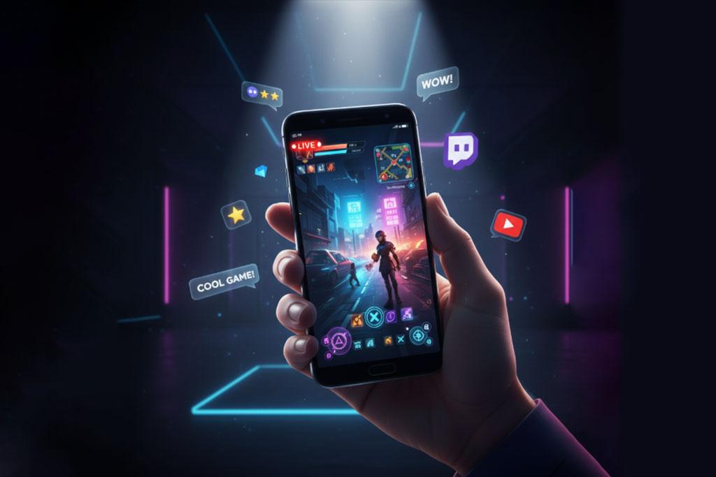 گوشی و برنامه های مختلف نصب شده